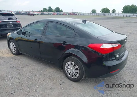 2016 Kia Forte Lx из США, поврежденный, VIN KNAFK4A62G5535677